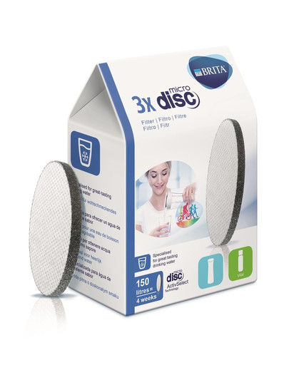 BRITA MicroDisc filter na fľašu Fill & Go a karafy 3 ks