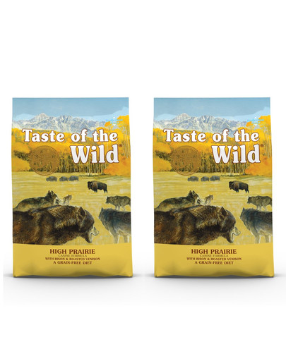 TASTE OF THE WILD Higv Prairie 2 x 12,2 kg