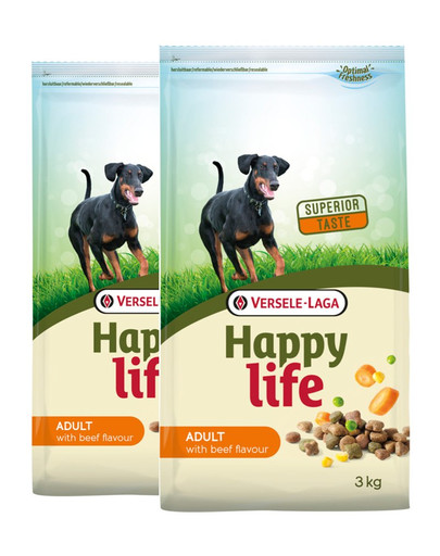 VERSELE-LAGA Happy life adult beef 2 x 15 kg