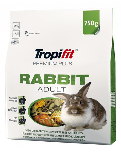 TROPIFIT Premium Plus RABBIT ADULT  2,5 kg