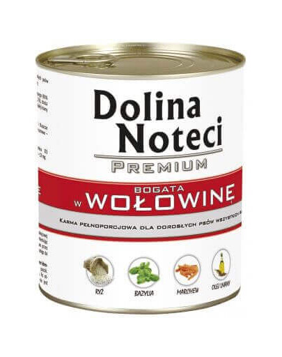 DOLINA NOTECI Premium bohaté na hovädzie mäso 12 x 800g