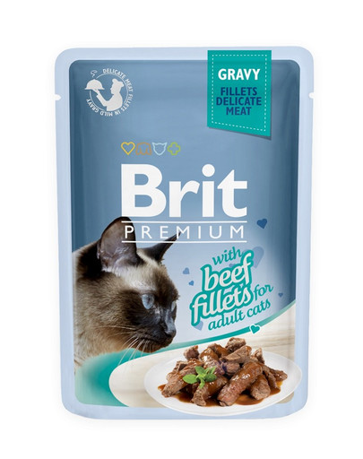 BRIT Premium Fillets in Gravy Kapsičky pre mačky 24 x 85 g
