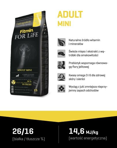 FITMIN For Life Adult Mini 15 kg