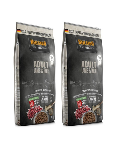 BELCANDO Adult Granule pre citlivé psy jahňacina a ryža 25 kg (2x12,5 kg)