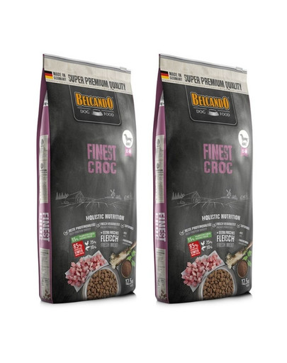 BELCANDO Finest Croc XS-M 25 kg (2x12.5 kg) pre náročné psy malých a stredných plemien