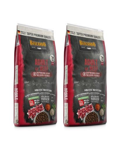 BELCANDO Adult Grain Free Beef 25 kg (2x12.5 kg)