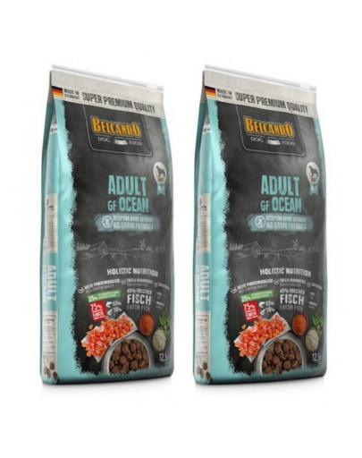 BELCANDO Adult Grain Free Ocean Granule pre psov M-XL 25 kg (2x12,5 kg)