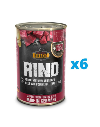 BELCANDO Super Premium Hovädzie so zemiakmi 6x400 g