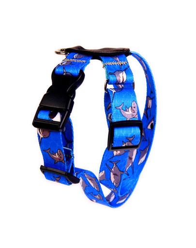 FERA Postroj s kožou Shark 40-60 cm 25 mm