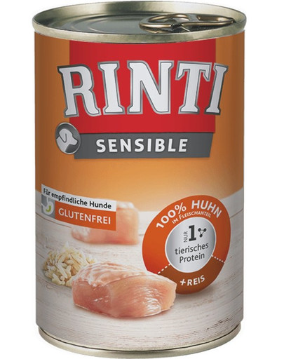 RINTI Sensible kuracie mäso s ryžou 400 g