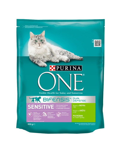 PURINA ONE  SENSITIVE morčacie s ryžou 800 g