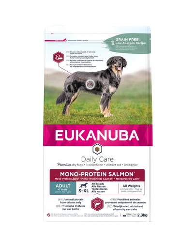 EUKANUBA Daily Care Adult Monoprotein Łosos 2,3 kg