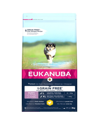 EUKANUBA Puppy Grain Free L  3 kg