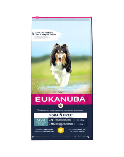 EUKANUBA Adult Grain Free L 12 kg