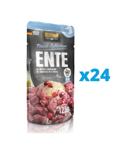 BELCANDO Finest Selection Kačica, ryža a brusnice 24x125 g
