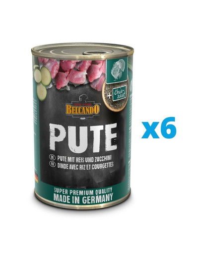 BELCANDO Super Premium Morka, ryža a cuketa 6x400 g