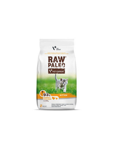 VETEXPERT Raw Paleo Kitten Turkey&Chicken 2 kg