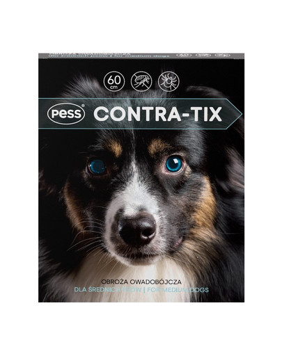 PESS Contra-Tix Insekticídny obojok pre stredné psy 60 cm