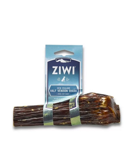 ZIWIPEAK Chews Dog Venison Shank Half Unit Žuvacia kosť z jeleňa pre psy