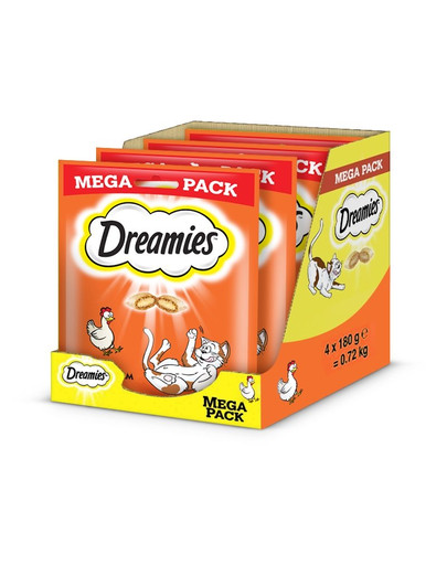 Dreamies Mega Kuracie 4 x 180g