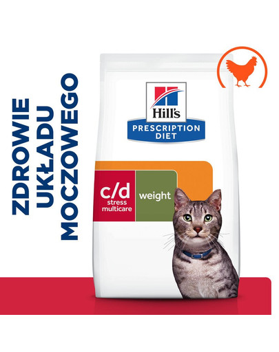 HILL'S Prescription Diet Feline c/d Urinary Stress + Metabolic 8 kg