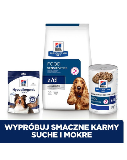 HILL'S Prescription Diet Canine z/d 370 g pre potravinovú intoleranciu