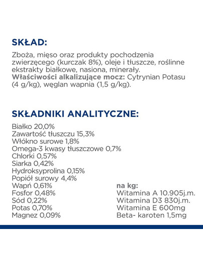 Hill's PRESCRIPTION DIET c/d Multicare suché krmivo pre psov s kuracím mäsom pre starostlivosť o močový systém 1,5 kg