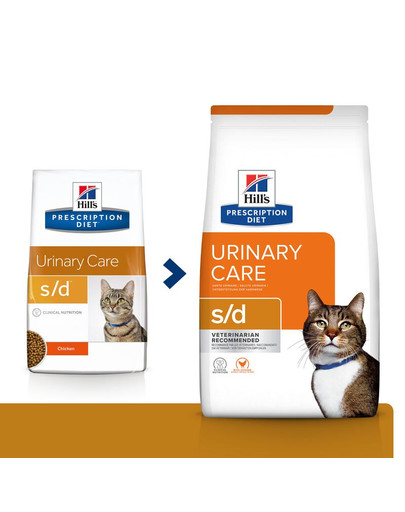 HILL'S Prescription Diet s/d Urinary Care s kuracím 3 kg