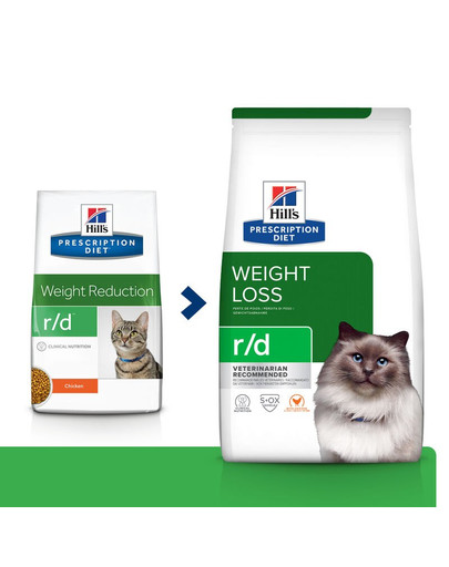 HILL'S Prescription Diet Feline r/d Weight Reduction 3 kg