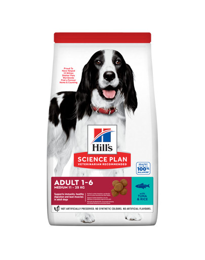 HILL'S Science Plan Canine Adult Advanced Fitness Tuna & Rice 12 kg