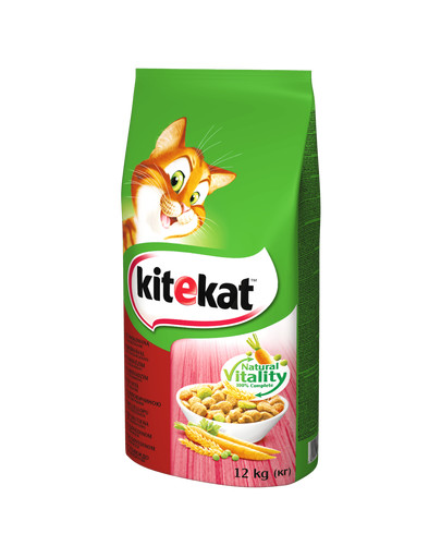 KITEKAT Hovädzie a zelenina 12 kg
