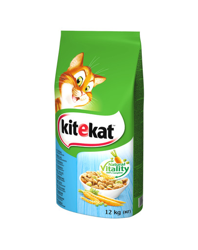 KITEKAT Zelenina a biele rýby 12 kg