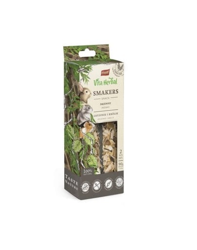 VITAPOL Drevené pochúťky pre hlodavce a králiky 90 g