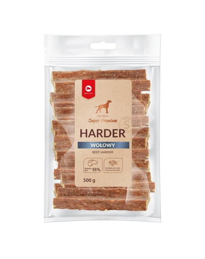 MACED Super Premium Harder Hovädzie mäso na žuvanie pre psov 500g