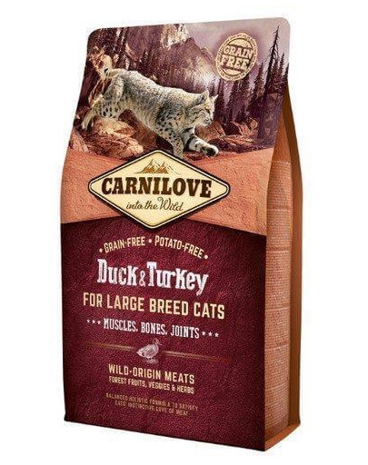 CARNILOVE Cat LB Duck&Turkey Muscles,Bones,Joints 6kg