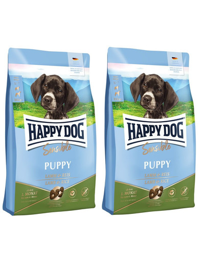 HAPPY DOG Sensible Puppy Lamm 20 (2 x 10 kg)