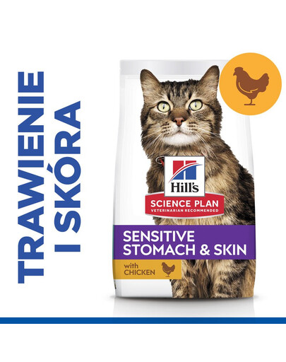HILL'S Science Plan Cat Adult Dry Chicken Sensitive 7 kg
