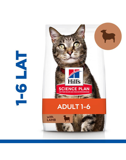 HILL'S Science Plan Feline Dry Adult Lamb&Rice 10kg