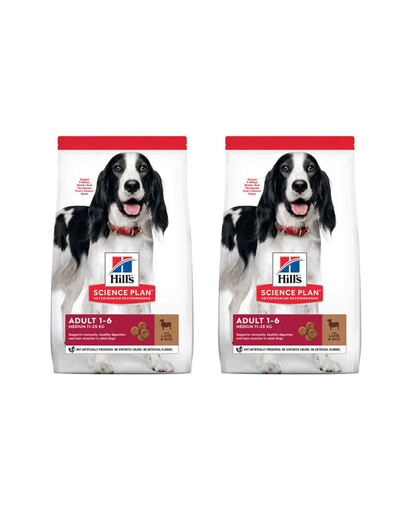 HILL'S Science Plan Canine Adult Medium Lamb & Rice 2x18 kg