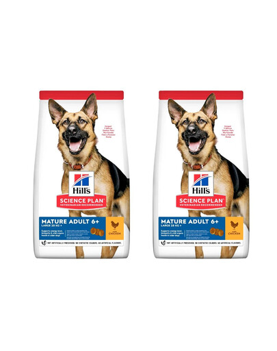 HILL'S Science Plan Canine Mature Adult 6+ Large breed Chicken 2x18 kg