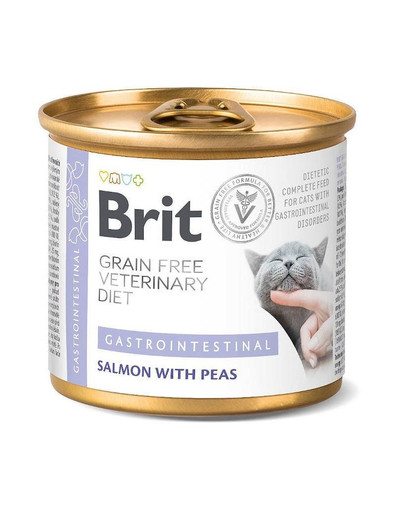 BRIT Veterinary Diet Gastrointestinal Salmon&Pea  200 g