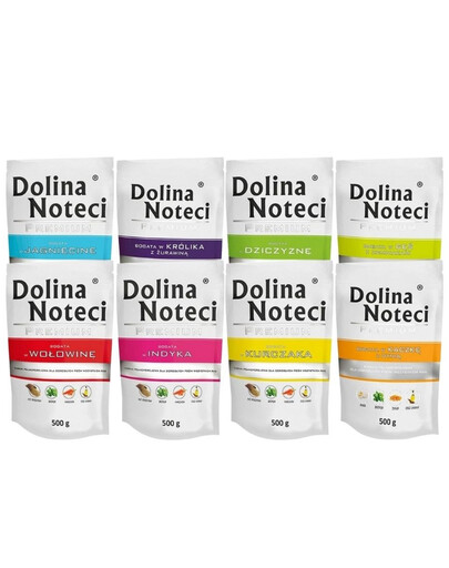 DOLINA NOTECI Premium mix príchutí bez rýb 10 x 500g