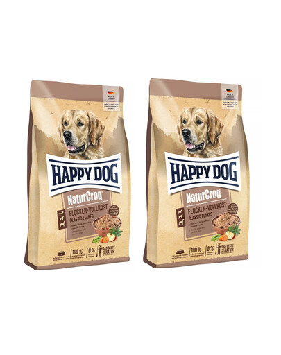 HAPPY DOG Flocken Vollkost 20 (2x10kg)