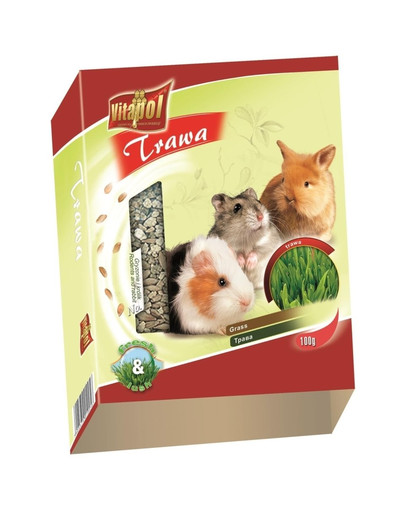 VITAPOL Tráva pre hlodavcov v zásobníkov 100g