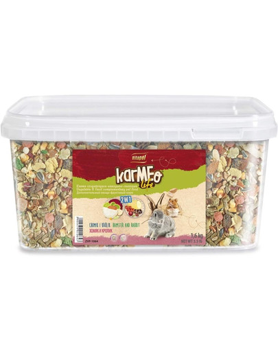 VITAPOL Pokrm 2v1 pre škrečka a králika 1.6 kg