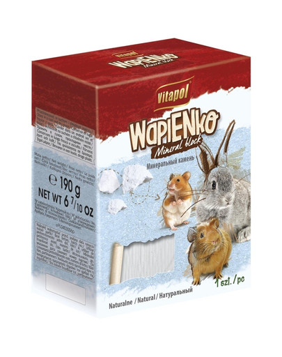 VITAPOL Minerálny kameň pre hlodavce XL -prírodný 190 g