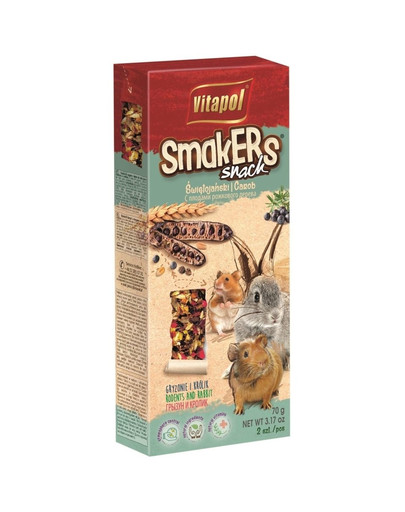 VITAPOL Smakers pre hlodavce-svätojánsky chlieb 2 ks