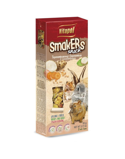 VITAPOL Smakers pre hlodavce s topinambury 2 ks 90g