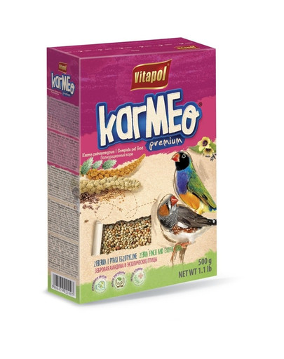 VITAPOL Pokrm pre zebričky a exotické vtáky 500 g
