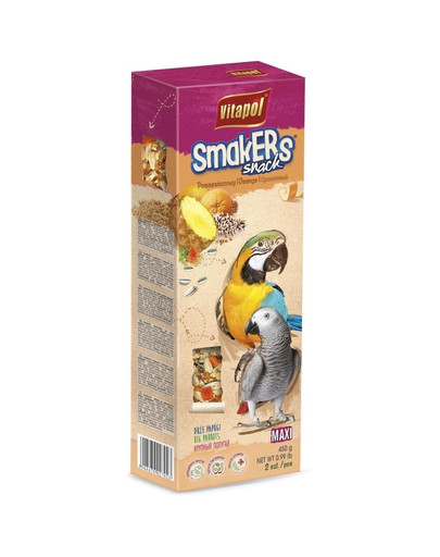VITAPOL Smakers Pomarančový pre veľké papagáje